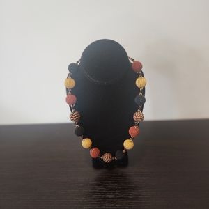 African beaded necklace